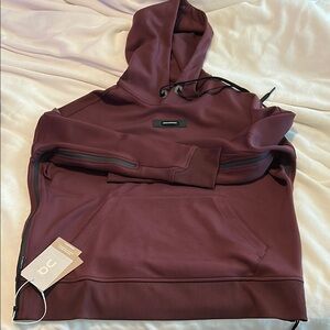 On Running Red Hoodie Sweatshirt